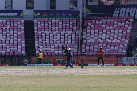 Nainital Tigers batter at the crease